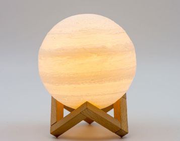 Double color touch 3D printing earth Jupiter lamp (Option: Jupiter-8CM-Upgrade)